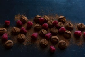 raspberry and chocolate